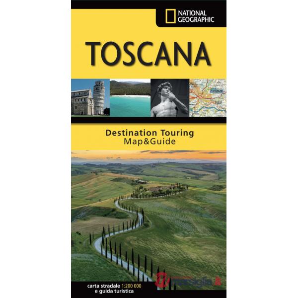 Toscana. Carta stradale e guida turistica. 1:200.000