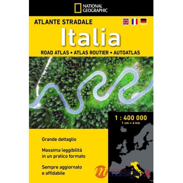 Atlante stradale Italia 1:400.000. Ediz. inglese, francese e tedesca