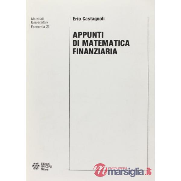 Appunti di matematica finanziaria
