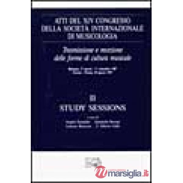 Atti del 14º Congresso della Società internazionale di musicologia. Vol. 2: Stud