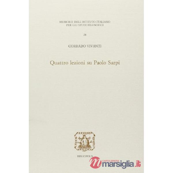 Quattro lezioni su Paolo Sarpi