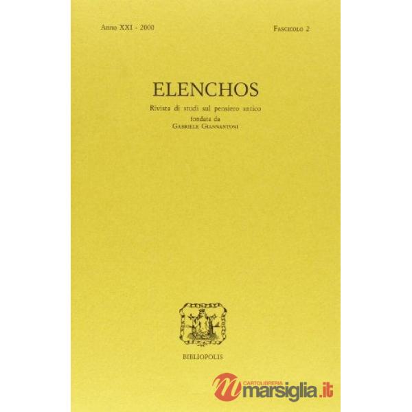Elenchos. Anno XXI 2000. Fascicolo 2