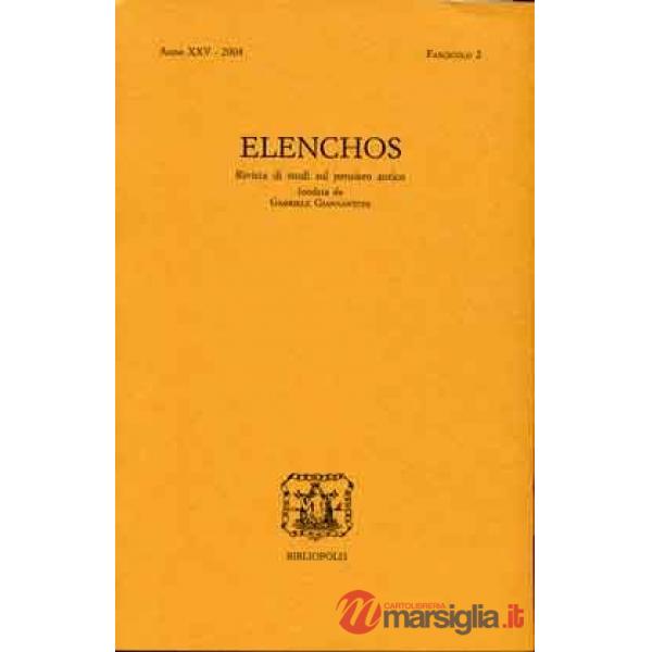 Elenchos. Anno XXV 2004. Fascicolo 2