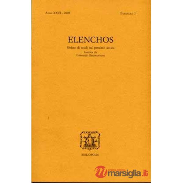 Elenchos. Anno XXVI 2005. Fascicolo 1