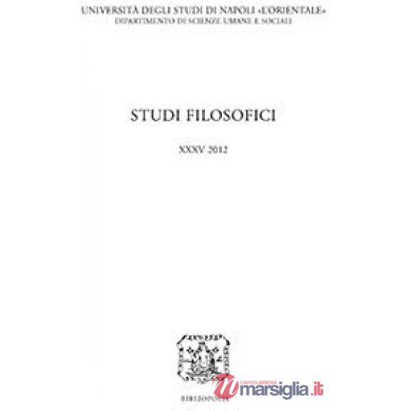 Studi filosofici. Vol. 35