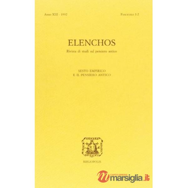 Elenchos n. 1-2/92