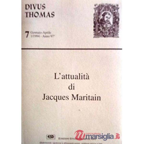 Attualità di Jacques Maritain (L')