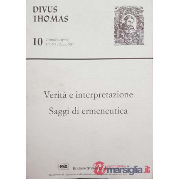 Verità e interpretazione. Saggi di ermeneutica