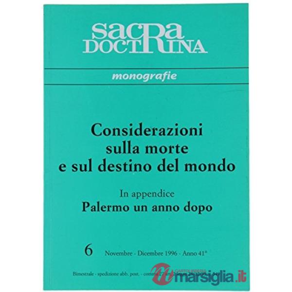 Considerazioni sulla morte e sul destino del mondo