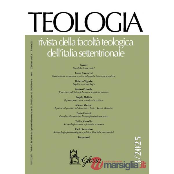 Teologia. Rivista della facoltà teologica dell'Italia settentrionale (2025). Vol. 3