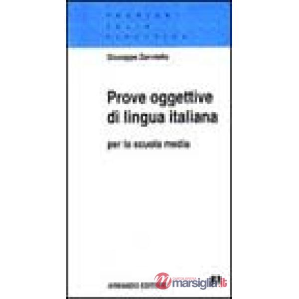 Prove oggettive di lingua italiana per la scuola media