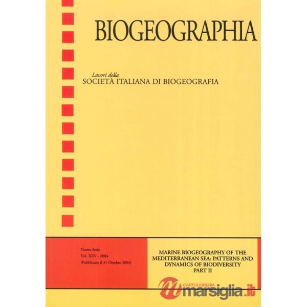 Marine biogeography of the Mediterranean sea: patterns and dynamic of biodiversity. Vol. 2