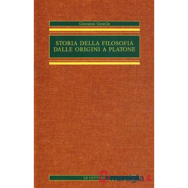 Storia della filosofia dalle origini a Platone