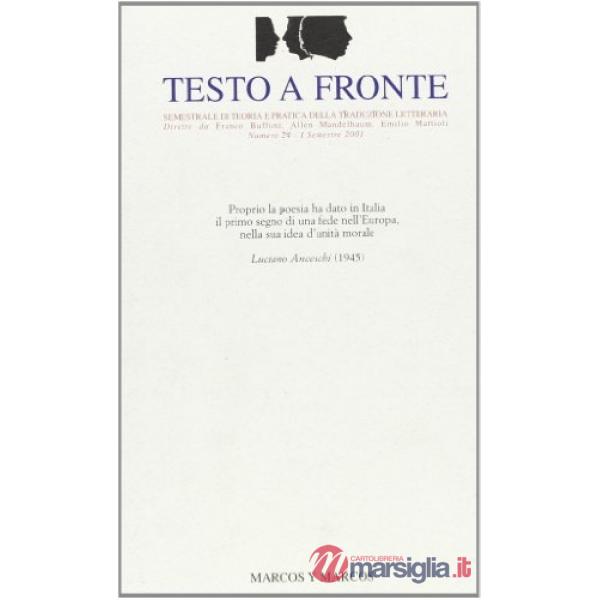 Testo a fronte. Vol. 24