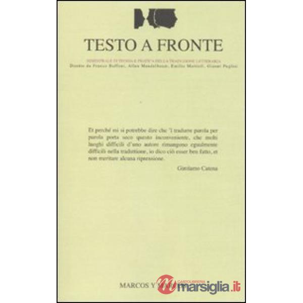 Testo a fronte. Vol. 36