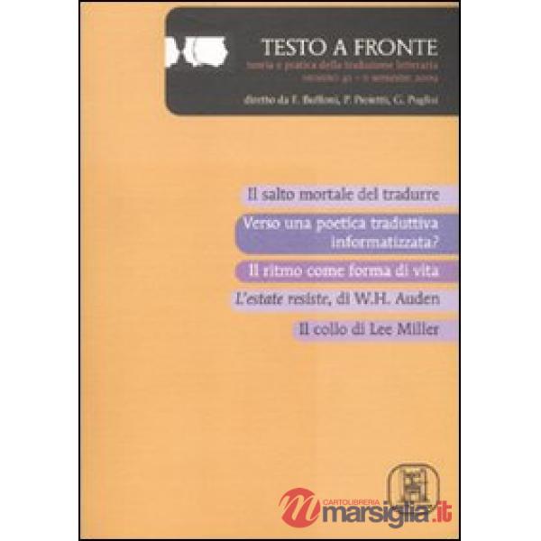 Testo a fronte. Vol. 41