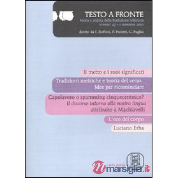 Testo a fronte. Vol. 43