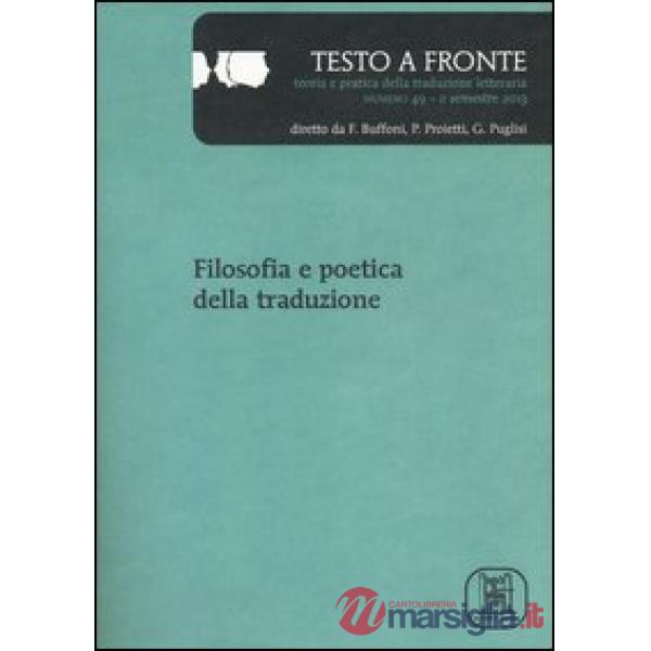 Testo a fronte. Vol. 49