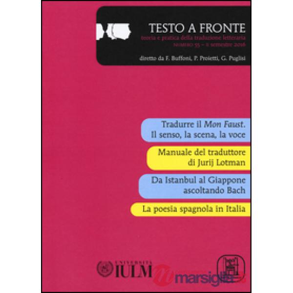 Testo a fronte. Vol. 55