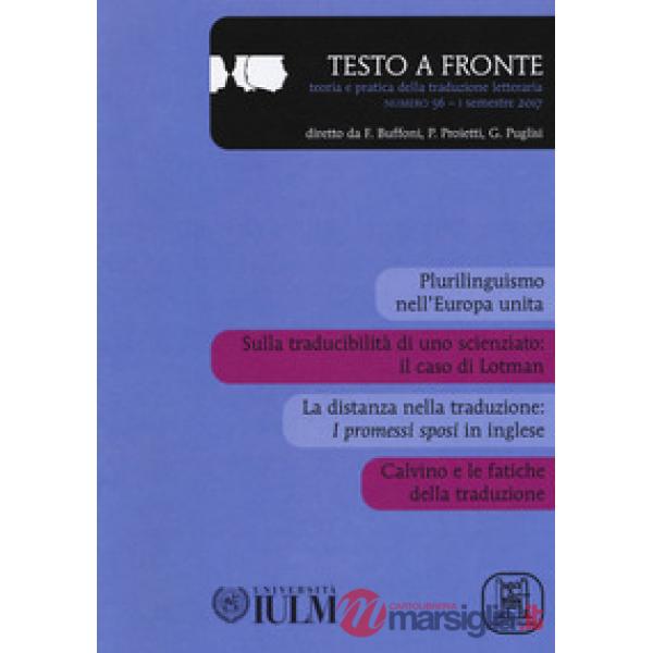 Testo a fronte. Vol. 56