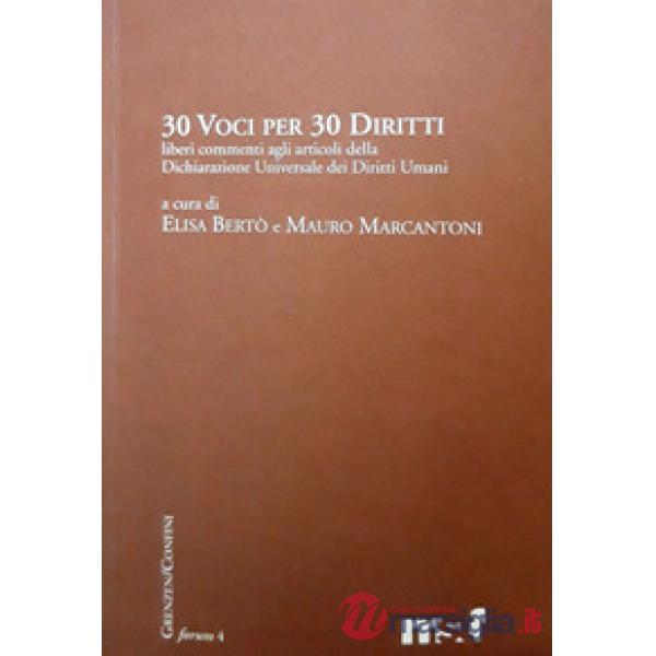 30 voci per 30 diritti