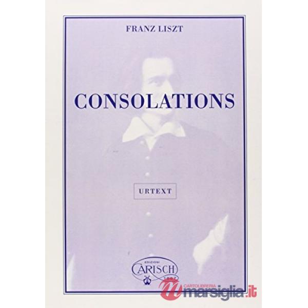 Liszt Franz, Consolations. Ediz. italiana, inglese, spagnola e francese (spartiti musicali)