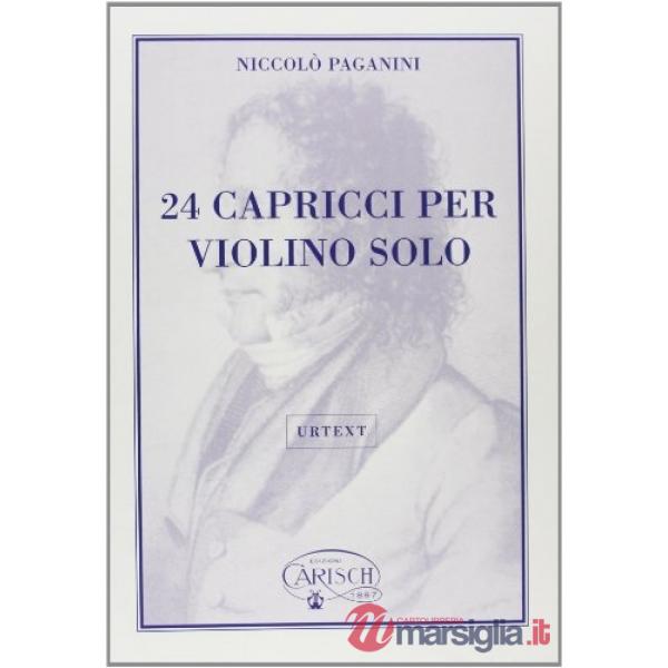 24 capricci op. 1. Per violino solo. Ediz. urtext. Spartito