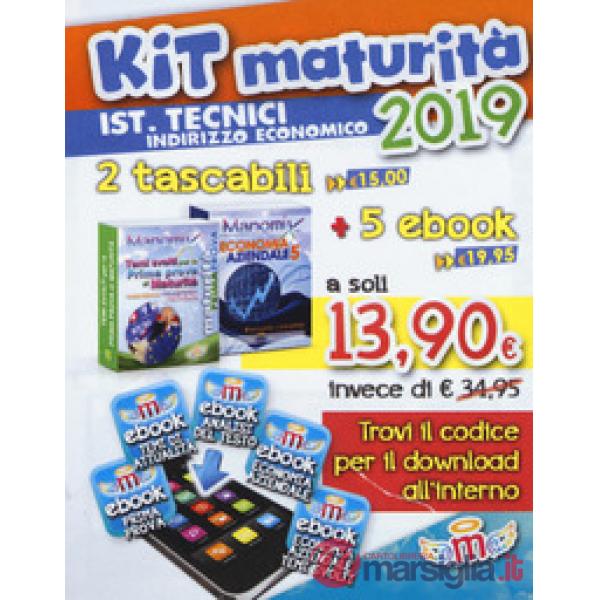 Manomix. Kit maturità 2019. Ist. tecnici indirizzo economico: Temi svolti per la