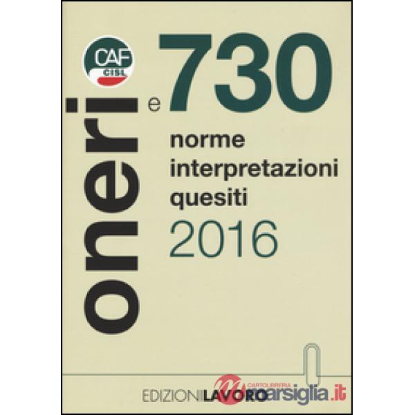 Oneri e 730. Norme interpretazioni quesiti