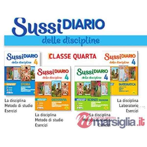 SUSSIDIARIO DELLE DISCIPLINE CL. 4 AREE ANTROPOLOGICA + MATEMATICO - S
