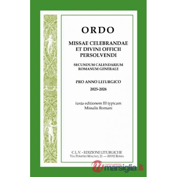 Ordo missae celebrandae et divini offici persolvendi 2026