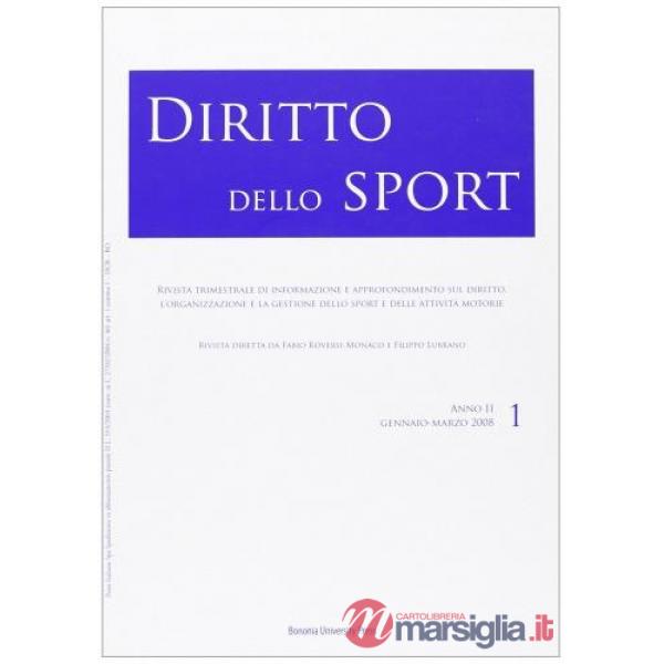 Diritto dello sport (2008). Vol. 1