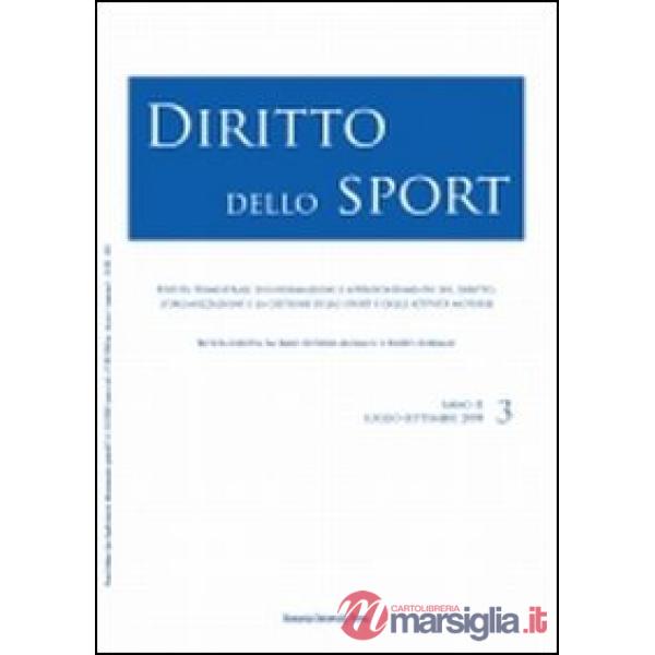 Diritto dello sport (2008). Vol. 3