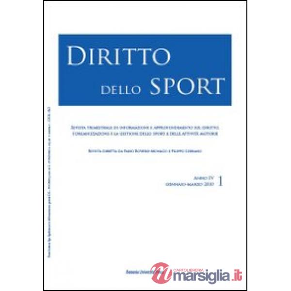 Diritto dello sport (2010). Vol. 1