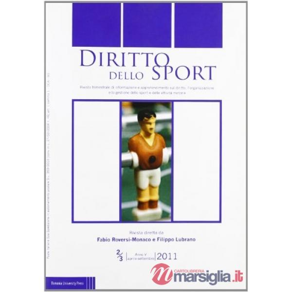 Diritto dello sport (2011) vol. 2-3