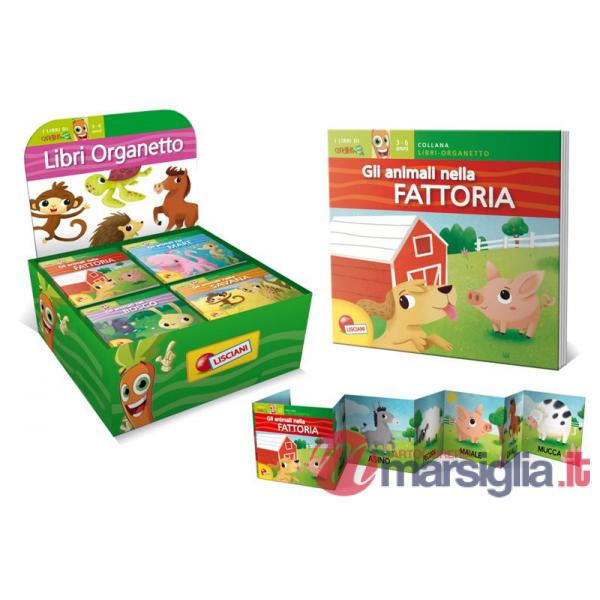 LIBRO CAROTINA SUPER BIP PLUS. ANIMALI IN ORGANETT