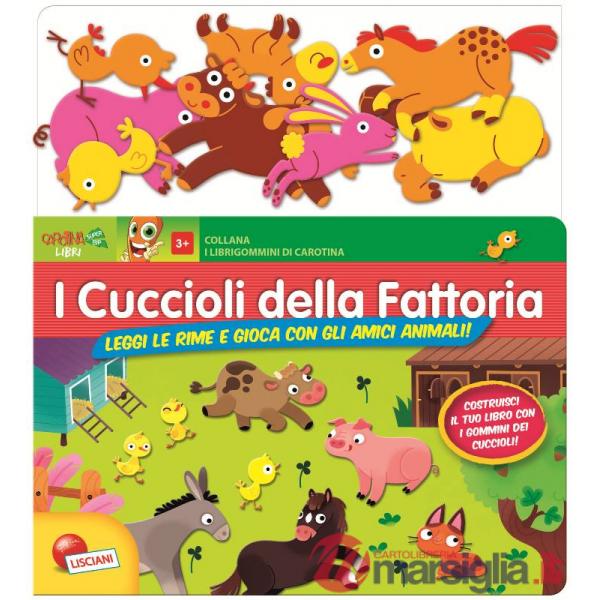 LIBRO GOMMINO I CUCCIOLI DELLA FATTORIA