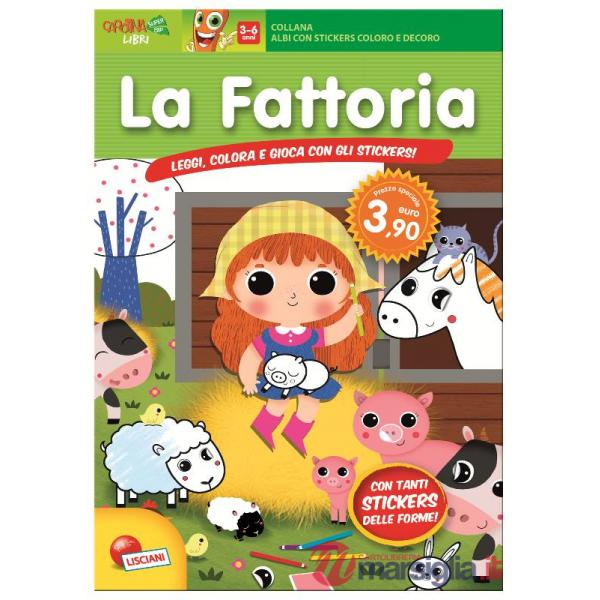 Animali della fattoria. Con adesivi (Gli)