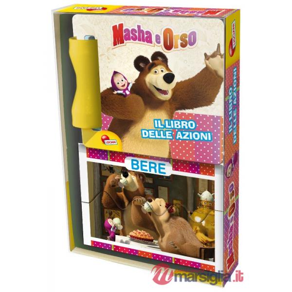 MASHA E ORSO. LE AZIONI. CON ADESIVI E 8 MINI PUZZ