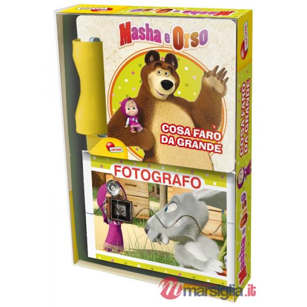 MASHA E ORSO. COSA FARO' DA GRANDE. CON ADESIVI E