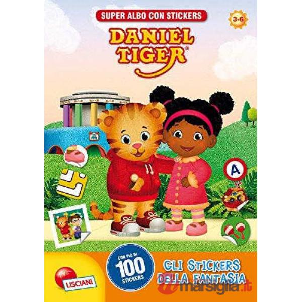 DANIEL TIGER ALBO GLI STICKERS DELLA FANTASIA