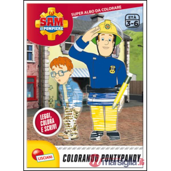 SAM IL POMPIERE. COLORANDO PONTYPANDY. ALBO DA COL