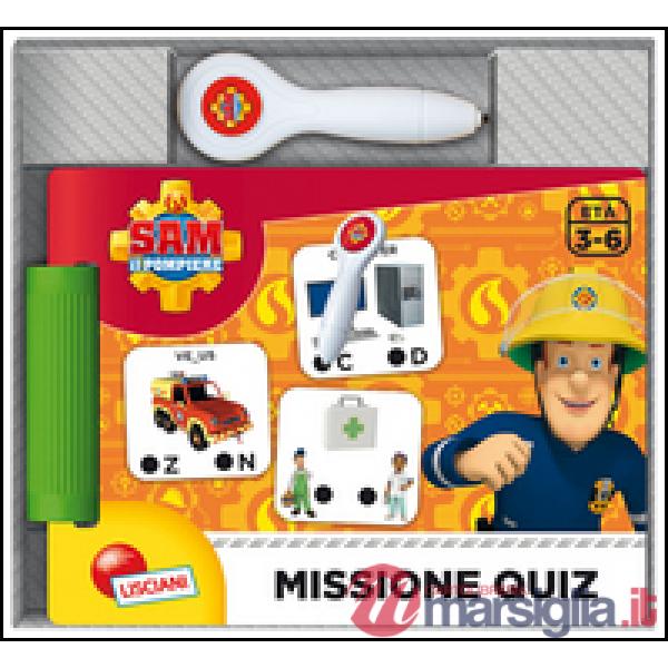 SAM IL POMPIERE. LIBRO QUIZ CON PENNA ELETTRONICA.