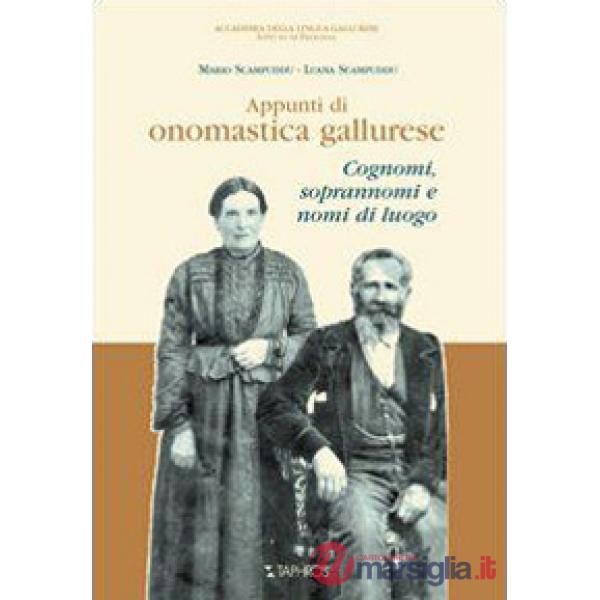 Appunti di onomastica gallurese. Cognomi, soprannomi e nomi di luogo