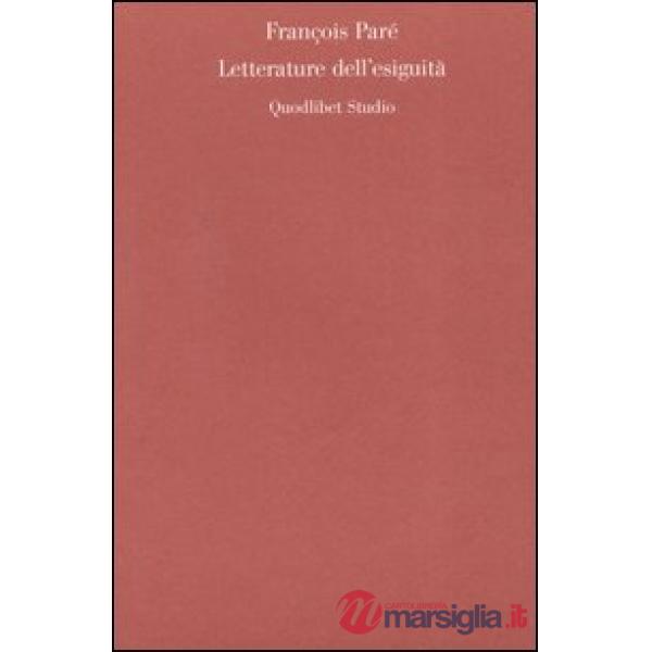 Letterature dell'esiguità