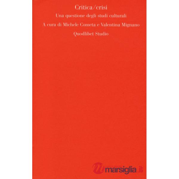 Critica/crisi. Una questione degli studi culturali