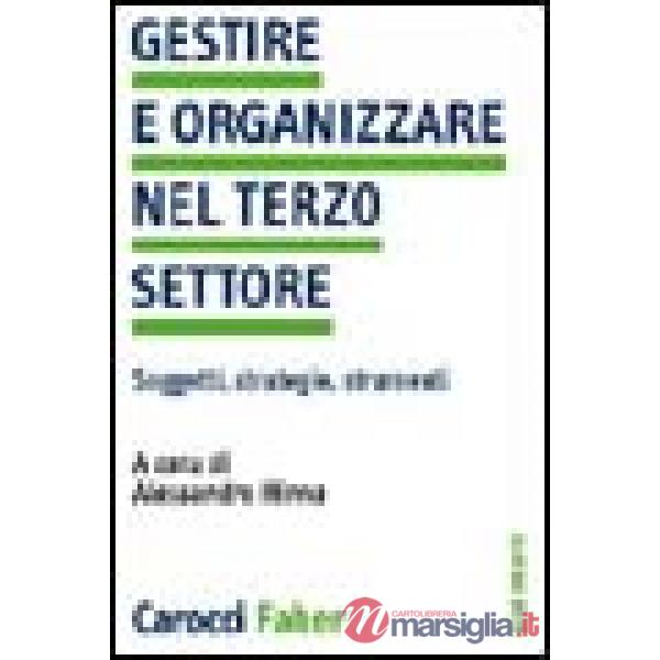 Gestire e organizzare nel terzo settore
