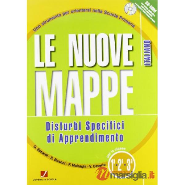 NUOVE MAPPE DSA ITALIANO CL. 1. 2. 3A + CD
