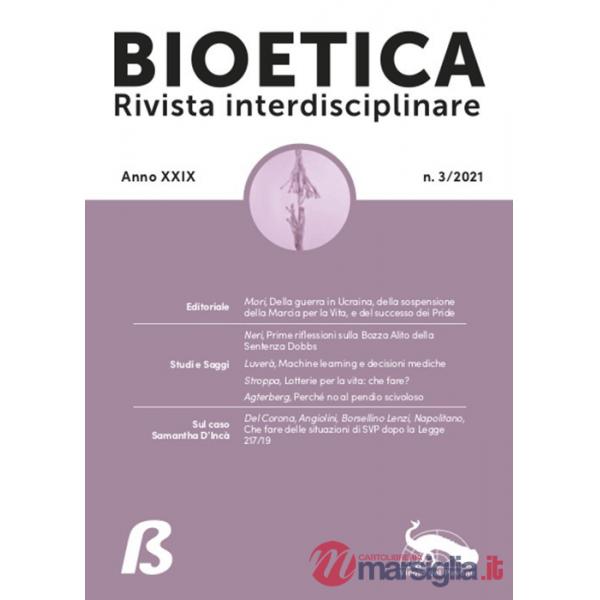 Bioetica. Rivista interdisciplinare (2021). Vol. 3