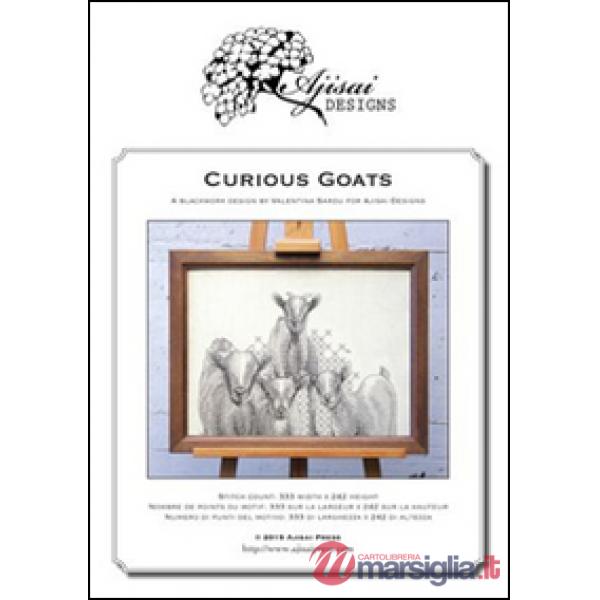 Curious goats. Blackwork design. Ediz. italiana, francese e inglese
